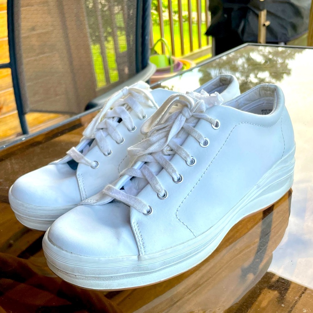 Keds White Platform Sneakers